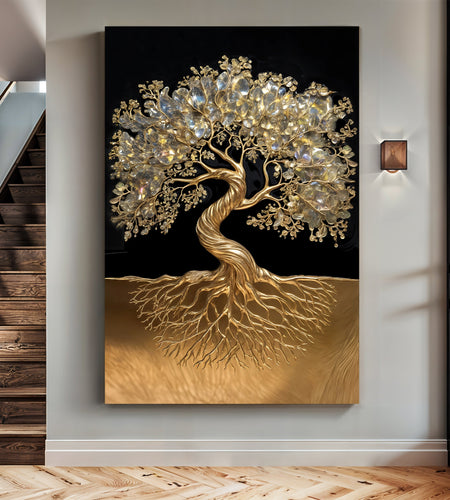 3D Minimalist Tree of Life Wall Art