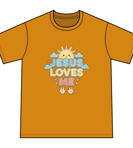 Jesus Loves Me Youth Tie-Dye Faith Inspired Tee Shirt
