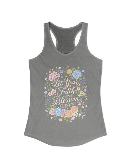 Load image into Gallery viewer, Grow in Grace Women's Christian Tank Top – Inspirational Faith Shirt – Floral Christian Summer Apparel
