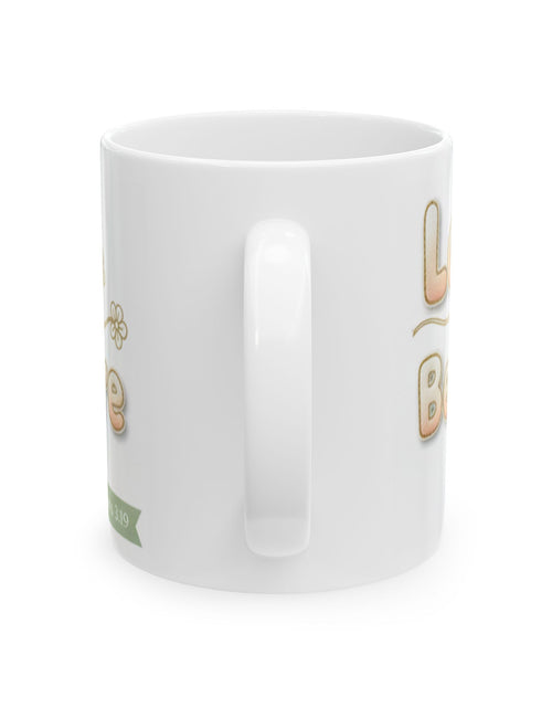 Load image into Gallery viewer, Loved Beyond Measure Ceramic Mug perfect faith inspired gift— Inspirational Coffee Cup (11oz, 15oz)
