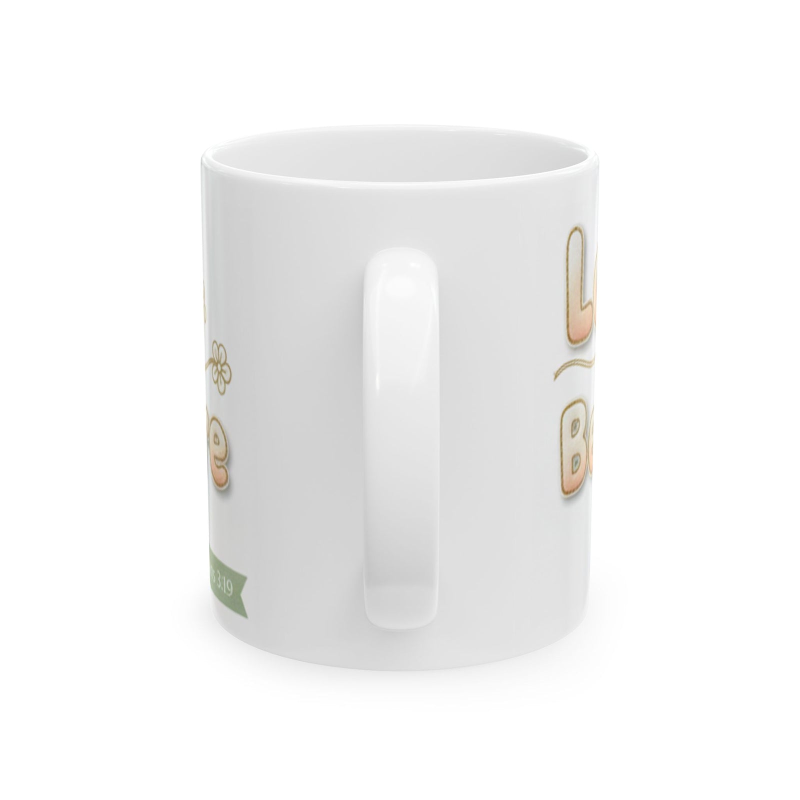 Loved Beyond Measure Ceramic Mug perfect faith inspired gift— Inspirational Coffee Cup (11oz, 15oz)