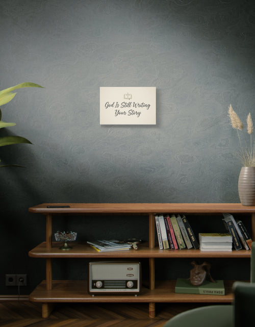 Load image into Gallery viewer, God Is Still Writing Your Story Canvas Wall Art Home Decor - Inspirational Church Art
