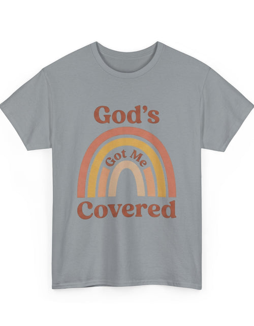 Load image into Gallery viewer, God's Got Me Covered T-Shirt | Christian Rainbow Faith Tee - Woman's &amp; Youth Shirt
