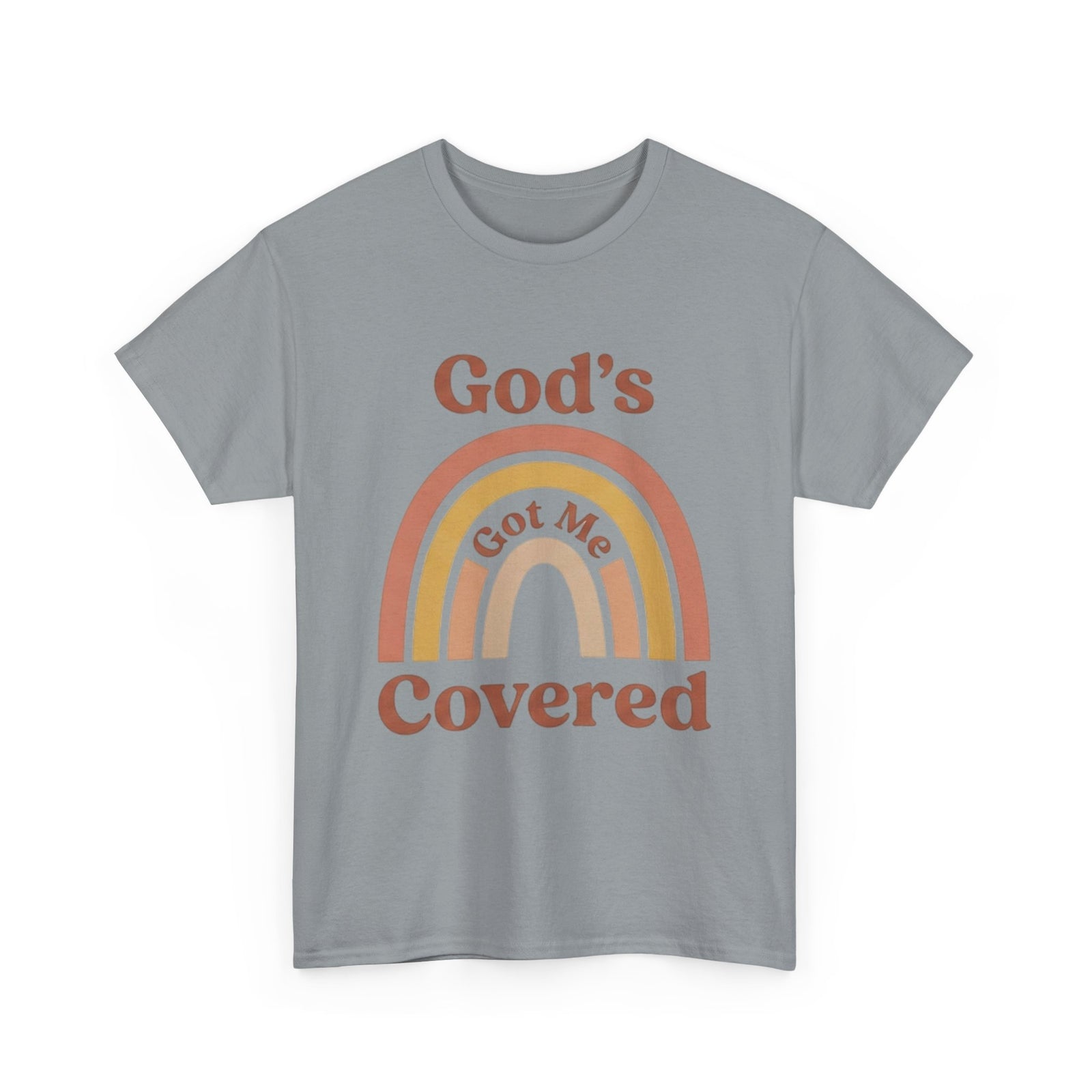 God's Got Me Covered T-Shirt | Christian Rainbow Faith Tee - Woman's & Youth Shirt