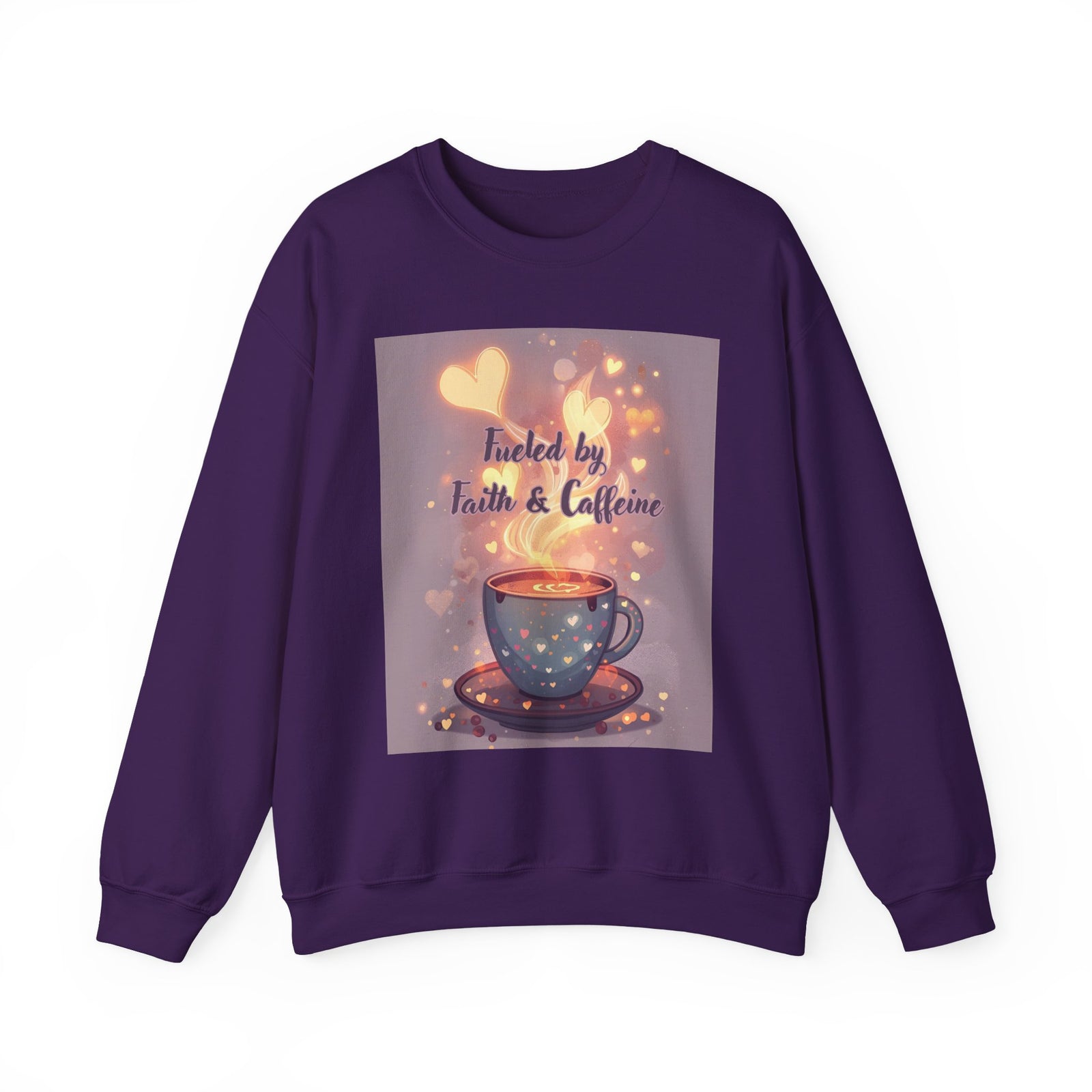 Fueled by Faith & Caffeine| Coffee Lover Faith Fueled - Woman's Crewneck Sweatshirt
