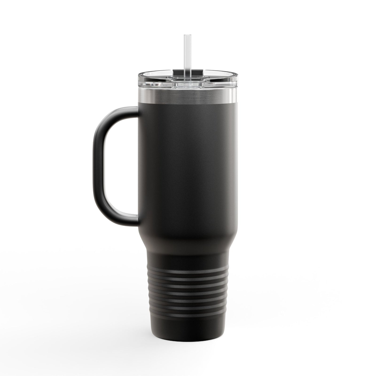 40oz Insulated Travel Mug — "Faith Fuels Me" Inspirational White Tumbler