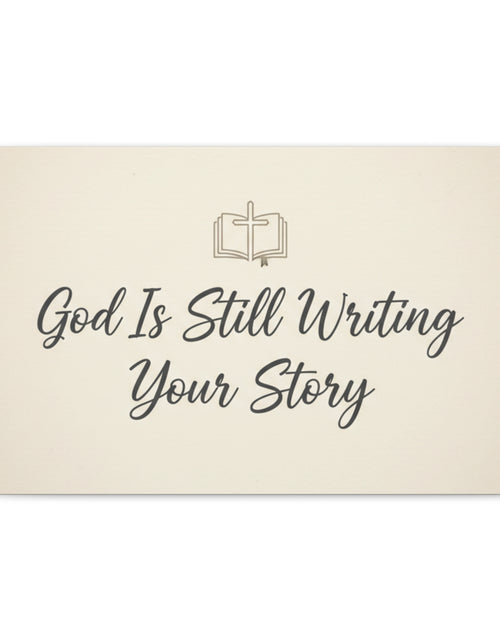 Load image into Gallery viewer, God Is Still Writing Your Story Canvas Wall Art Home Decor - Inspirational Church Art
