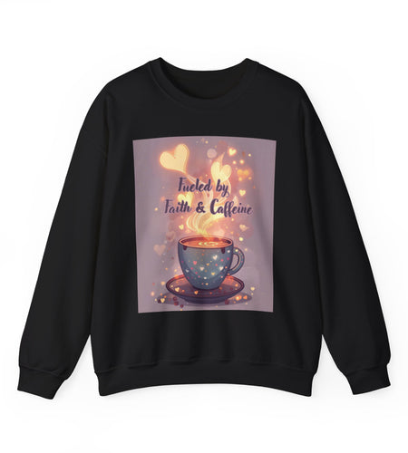 Fueled by Faith & Caffeine| Coffee Lover Faith Fueled - Woman's Crewneck Sweatshirt