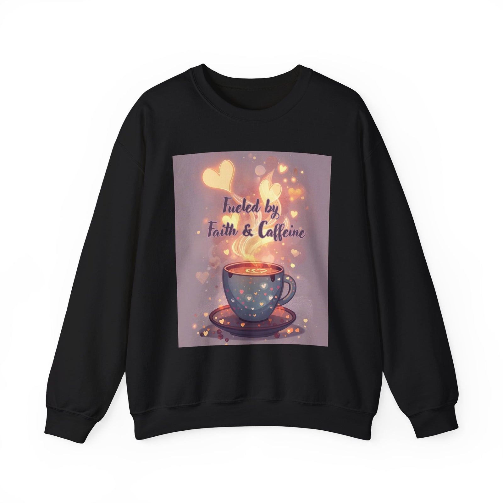 Fueled by Faith & Caffeine| Coffee Lover Faith Fueled - Woman's Crewneck Sweatshirt