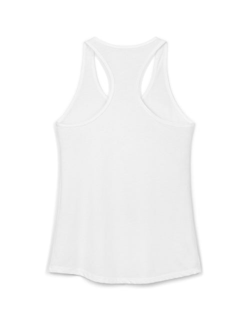 Load image into Gallery viewer, Faith Grows Here Women’s Racerback Tank, Christian Inspirational Tank Top, Faith-Based Apparel, Minimalist Scripture Style Top, Everyday Encouragement Shirt
