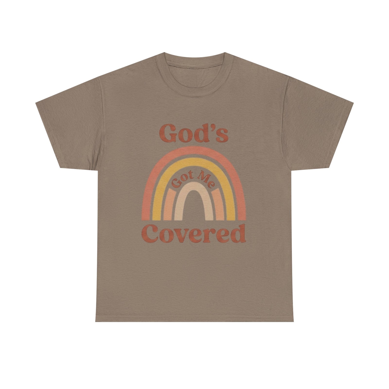 God's Got Me Covered T-Shirt | Christian Rainbow Faith Tee - Woman's & Youth Shirt