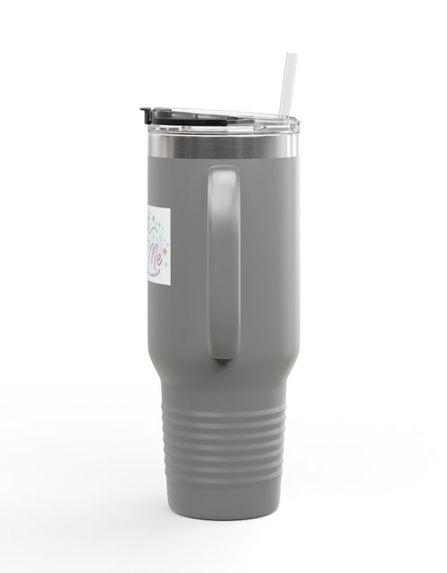 Load image into Gallery viewer, 40oz Insulated Travel Mug — "Faith Fuels Me" Inspirational White Tumbler
