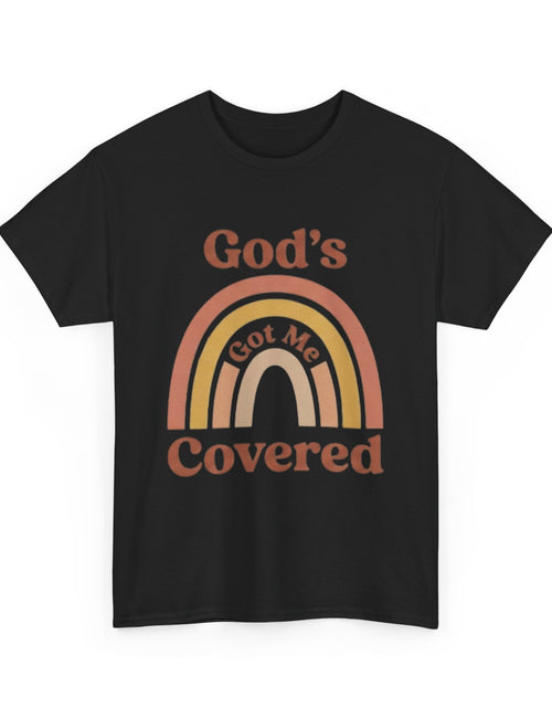 Load image into Gallery viewer, God's Got Me Covered T-Shirt | Christian Rainbow Faith Tee - Woman's &amp; Youth Shirt
