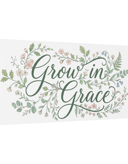 Load image into Gallery viewer, Grow in Grace Floral Wall Canvas - Home Comfort Decor
