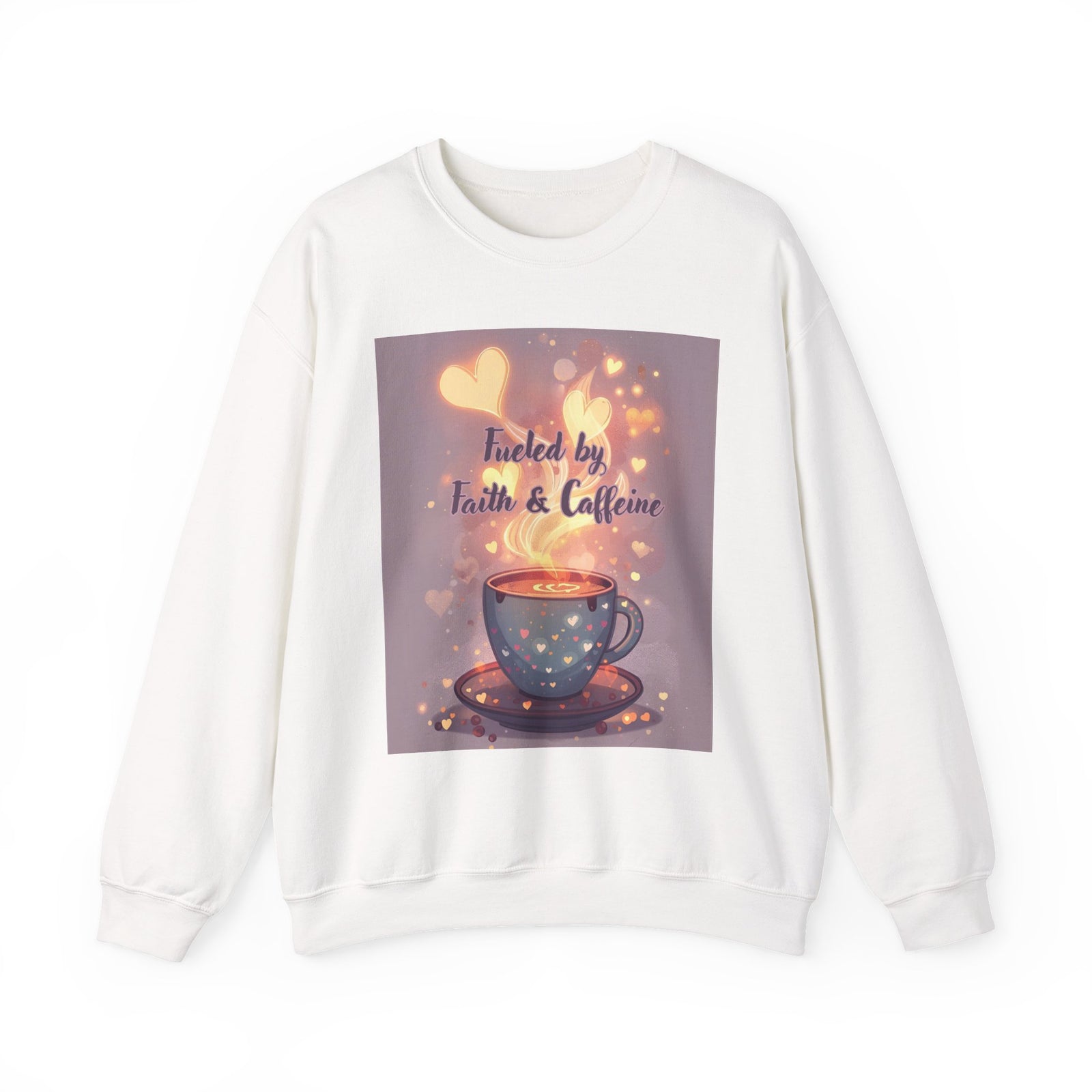 Fueled by Faith & Caffeine| Coffee Lover Faith Fueled - Woman's Crewneck Sweatshirt