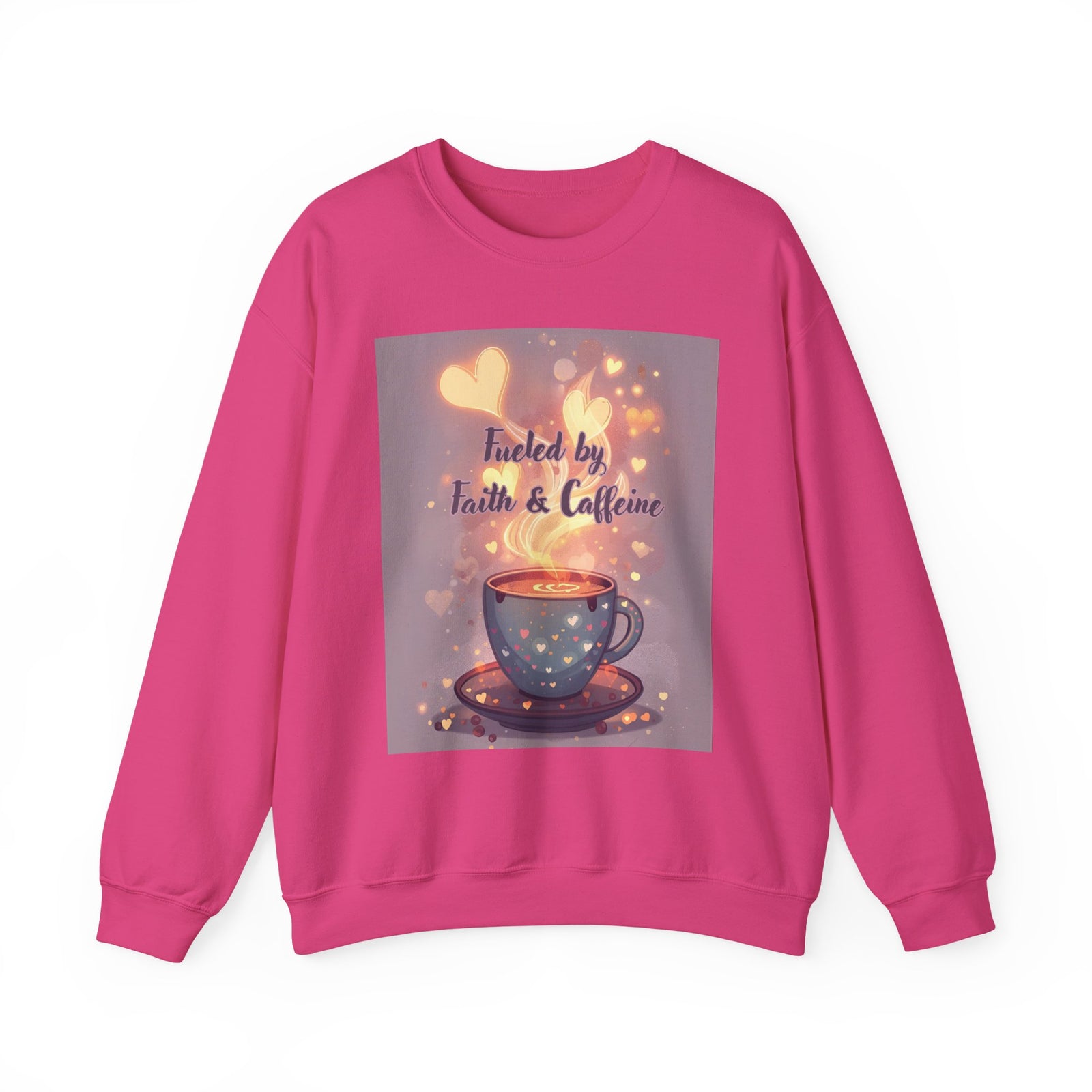 Fueled by Faith & Caffeine| Coffee Lover Faith Fueled - Woman's Crewneck Sweatshirt