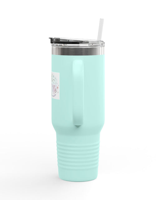 Load image into Gallery viewer, 40oz Insulated Travel Mug — "Faith Fuels Me" Inspirational White Tumbler
