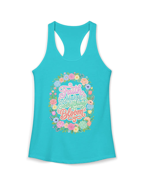 Load image into Gallery viewer, Faith Over Fear Women's Christian Tank Top – Inspirational Faith Shirt – Christian Summer Apparel
