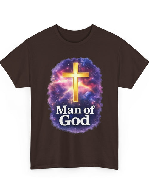 Load image into Gallery viewer, Man of God T-Shirt — Christian Cross  Men &amp; Boys Graphic Tee
