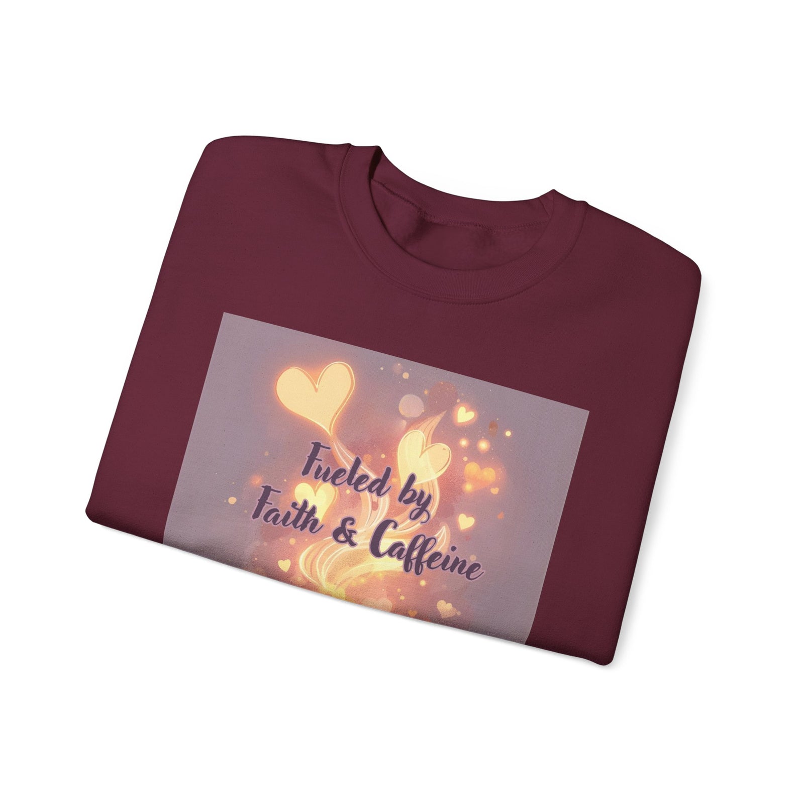 Fueled by Faith & Caffeine| Coffee Lover Faith Fueled - Woman's Crewneck Sweatshirt