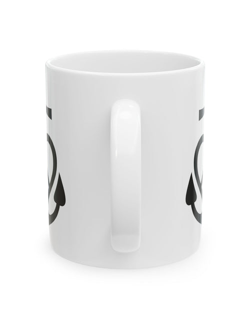 Load image into Gallery viewer, Faith, Love &amp; Peace Ceramic Mug — Uplifting Christian Coffee Lover Cup 11  oz &amp; 15 oz
