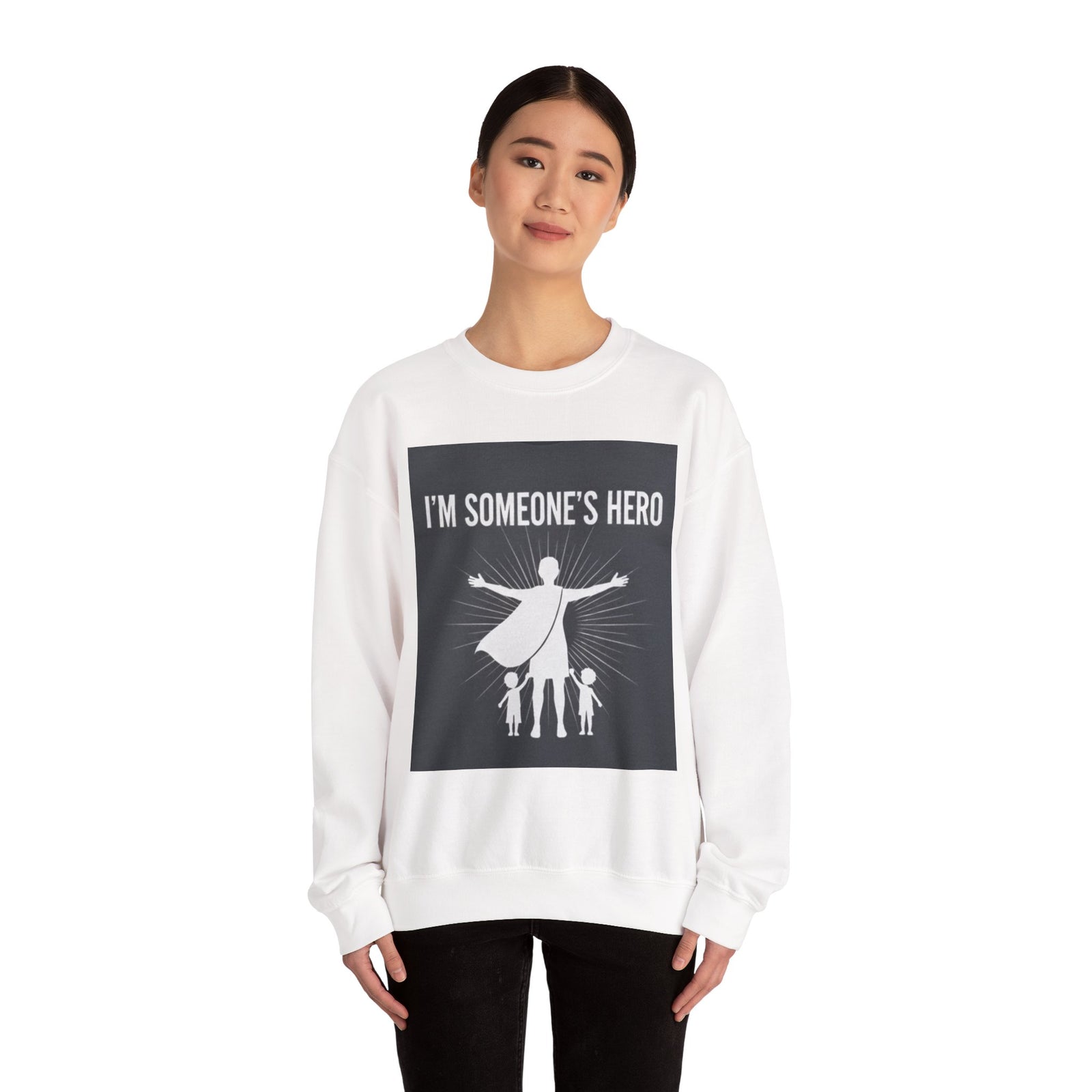 I'm Someone's Hero Unisex Heavy Blend™ Crewneck Sweatshirt