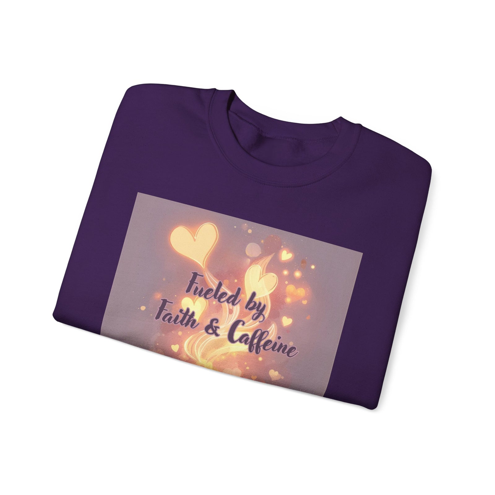 Fueled by Faith & Caffeine| Coffee Lover Faith Fueled - Woman's Crewneck Sweatshirt