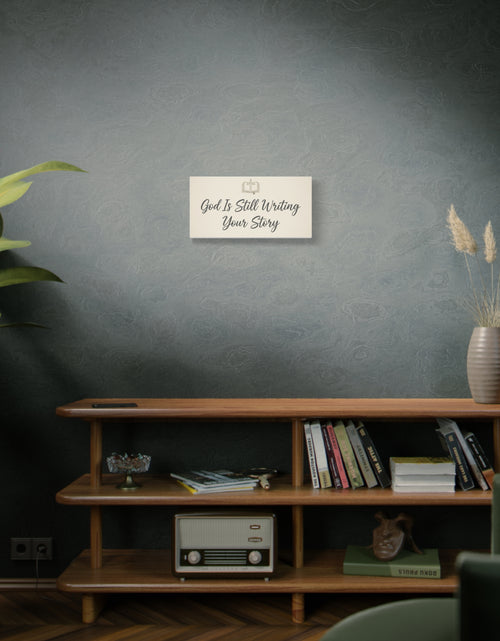 Load image into Gallery viewer, God Is Still Writing Your Story Canvas Wall Art Home Decor - Inspirational Church Art
