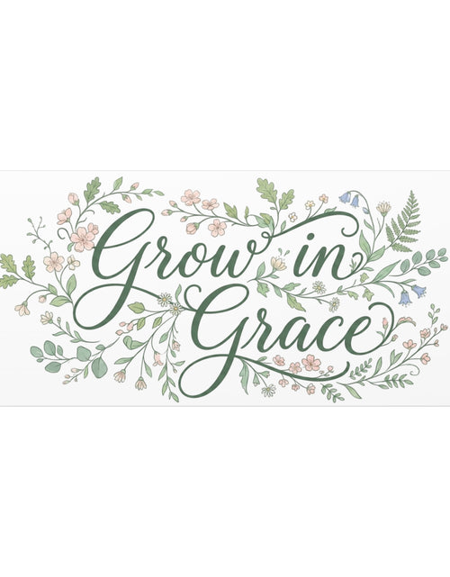 Load image into Gallery viewer, Grow in Grace Floral Wall Canvas - Home Comfort Decor
