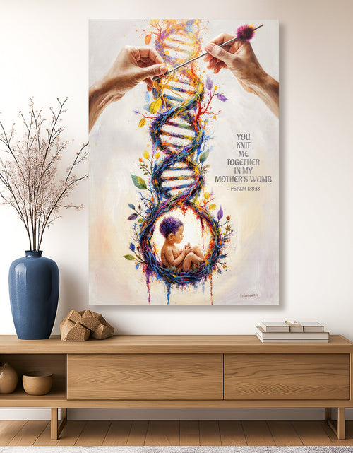 Load image into Gallery viewer, Psalm 139:13 - For You Knit Me In My Mother's Womb Faith Sign
