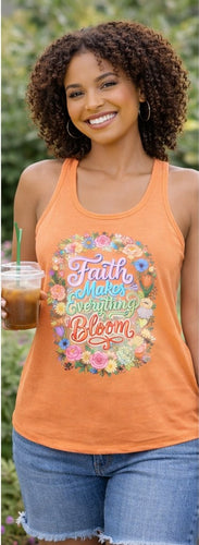 Faith Over Fear Women's Christian Tank Top – Inspirational Faith Shirt – Christian Summer Apparel