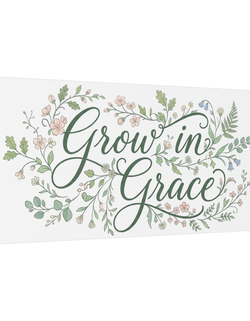 Load image into Gallery viewer, Grow in Grace Floral Wall Canvas - Home Comfort Decor
