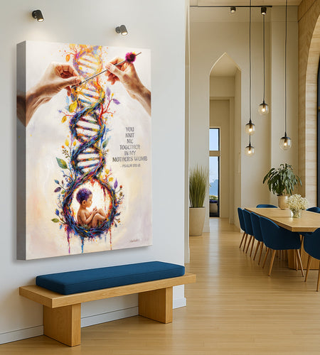 Psalm 139:13 - For You Knit Me In My Mother's Womb Faith Sign