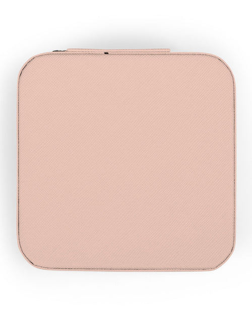 Load image into Gallery viewer, Faith Jewelry Travel Case – Cute Compact Organizer with 'Faith Love Hope' Design For Women and girls
