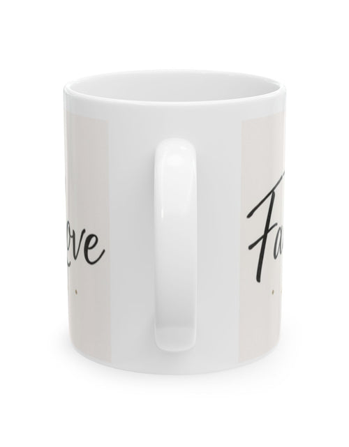 Load image into Gallery viewer, Faith Hope &amp; Love Ceramic Mug — Inspirational Coffee Lover Cup 11 oz &amp; 15 oz
