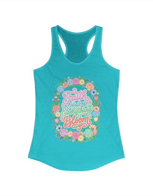 Load image into Gallery viewer, Faith Over Fear Women's Christian Tank Top – Inspirational Faith Shirt – Christian Summer Apparel
