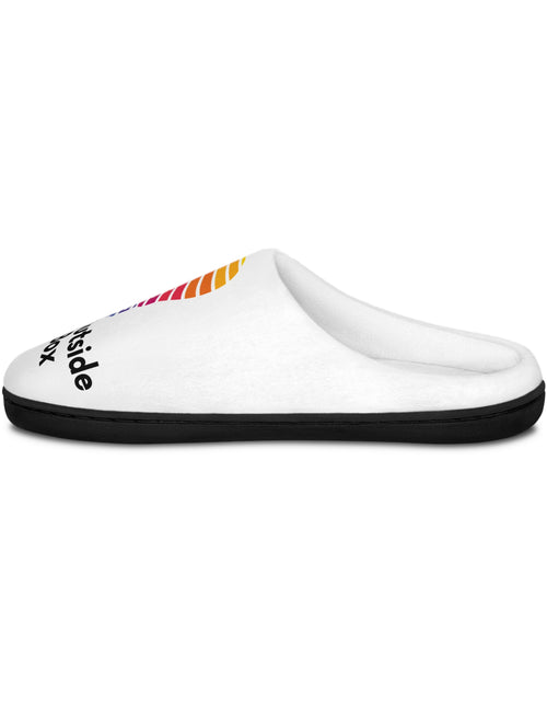 Load image into Gallery viewer, Think Outside The Box Men’s &amp; Women's Indoor Slippers — Colorful Lightbulb Design

