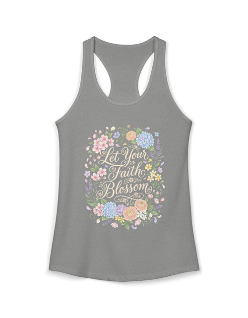 Load image into Gallery viewer, Grow in Grace Women's Christian Tank Top – Inspirational Faith Shirt – Floral Christian Summer Apparel
