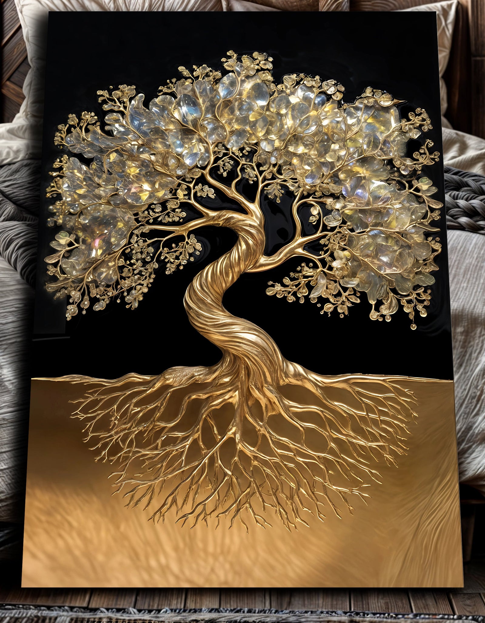 3D Minimalist Tree of Life Wall Art