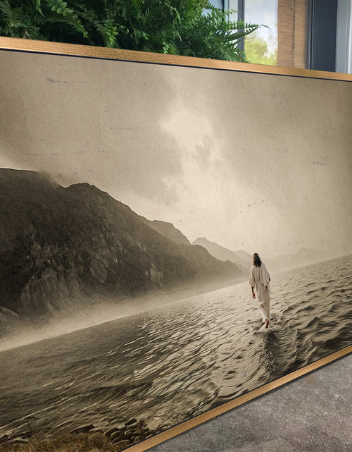 Load image into Gallery viewer, Walking On Water - Faith Wall Art V
