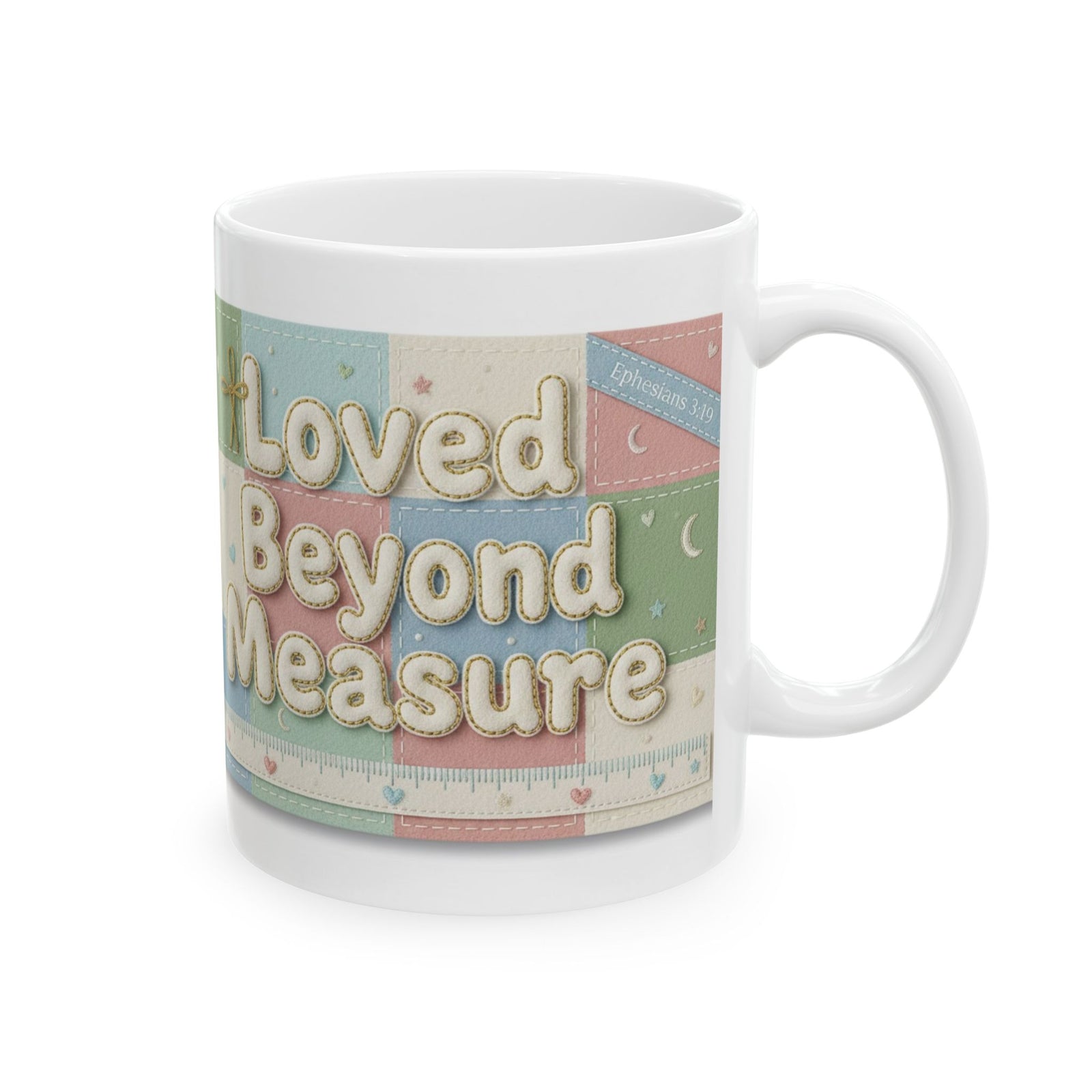 Faith Inspired 'Loved Beyond Measure' Ceramic Mug — 11oz & 15oz Gift