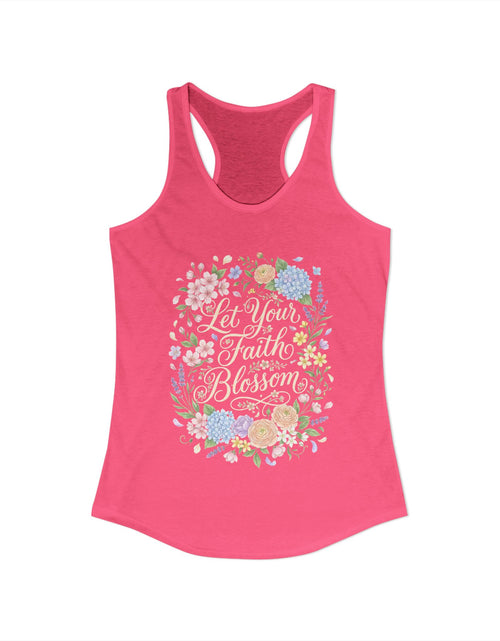 Load image into Gallery viewer, Grow in Grace Women's Christian Tank Top – Inspirational Faith Shirt – Floral Christian Summer Apparel
