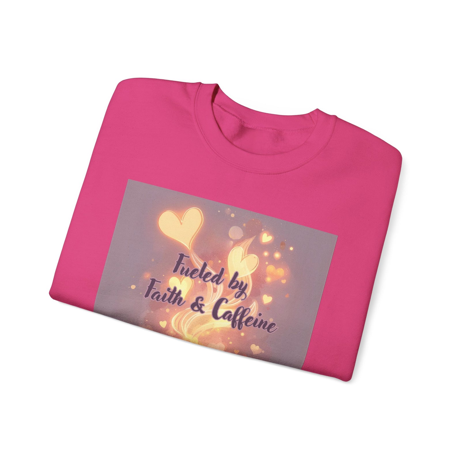 Fueled by Faith & Caffeine| Coffee Lover Faith Fueled - Woman's Crewneck Sweatshirt
