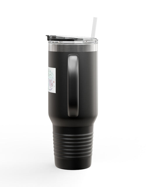 Load image into Gallery viewer, 40oz Insulated Travel Mug — "Faith Fuels Me" Inspirational White Tumbler
