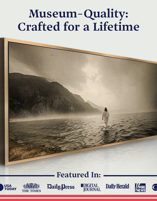 Load image into Gallery viewer, Walking On Water - Faith Wall Art V
