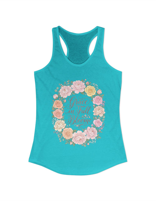 Load image into Gallery viewer, Faith Grows Here Women's Christian Tank Top – Inspirational Faith Apparel – Summer Christian Shirt

