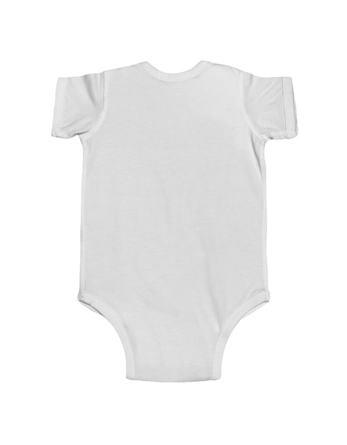 Load image into Gallery viewer, Jesus Loves Me Bear Infant Bodysuit | Christian Baby Onesie | Cute Faith-Based Baby Outfit | Newborn Gift, Baptism &amp; Baby Shower
