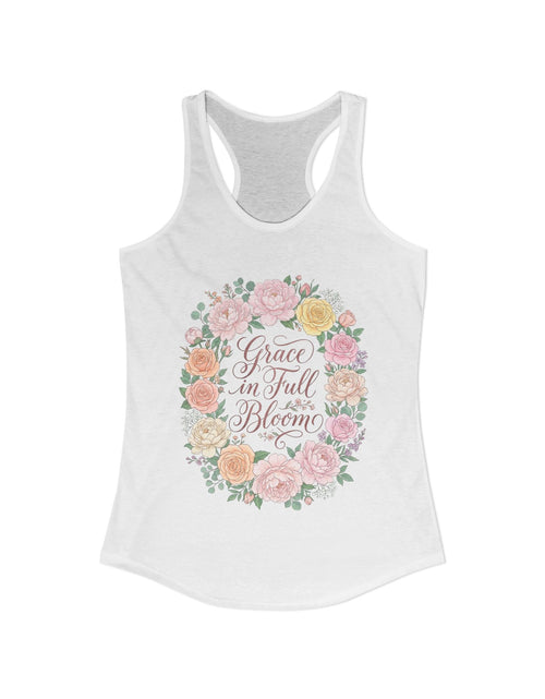 Load image into Gallery viewer, Faith Grows Here Women's Christian Tank Top – Inspirational Faith Apparel – Summer Christian Shirt
