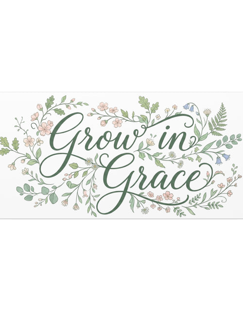 Load image into Gallery viewer, Grow in Grace Floral Wall Canvas - Home Comfort Decor
