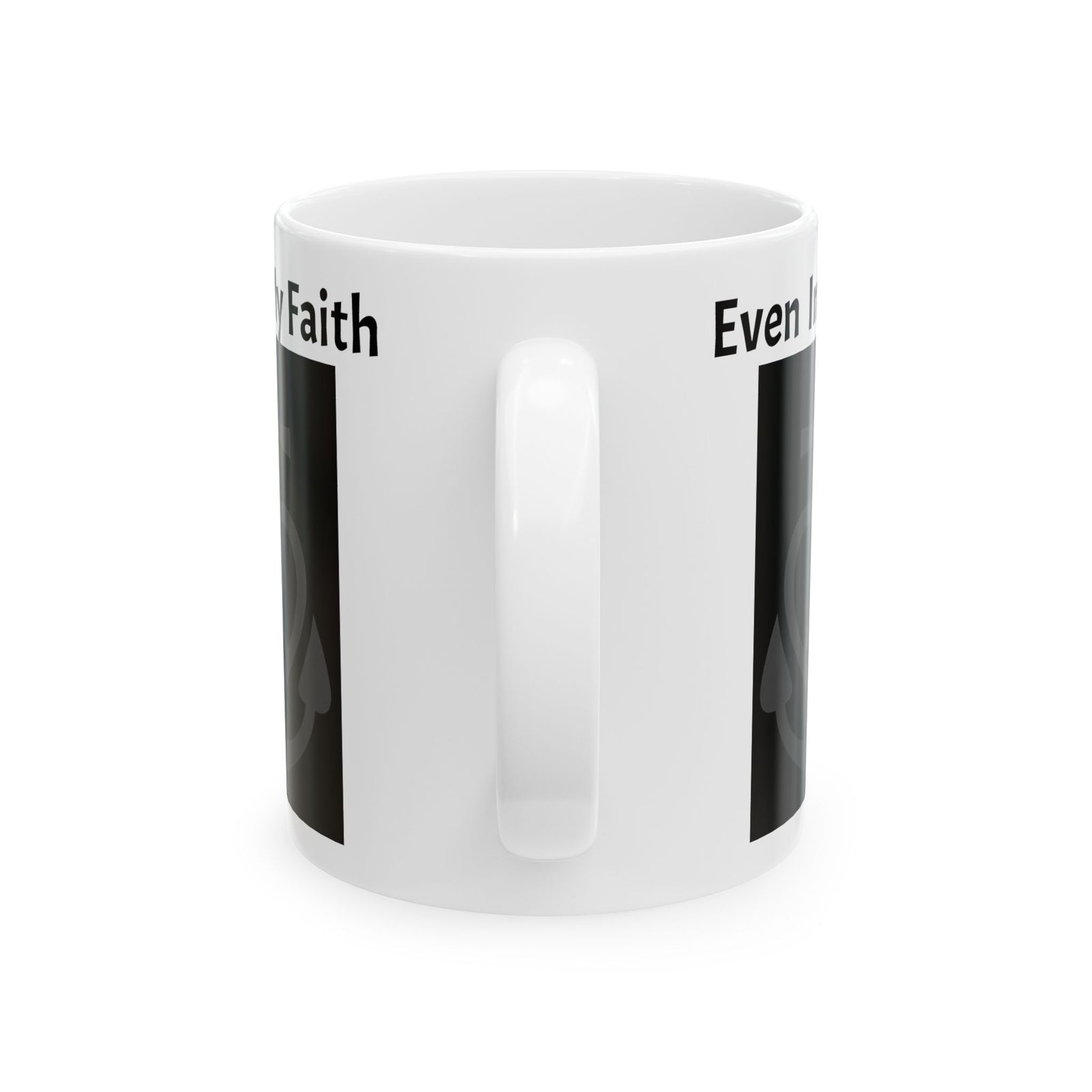Anchor of Faith Ceramic Mug — "Even in Weakness I am Anchored" Christian Coffee Cup 11 oz & 15 oz